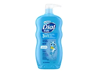 Dial Kids 3-in-1 Body, Hair and Bubble Bath - Waterlily - 709ml