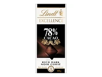 Lindt Excellence Dark Chocolate Bar - 78% Cacao - 100g