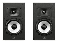 Polk High-Resolution Bookshelf Loudspeakers - Black - MXT20