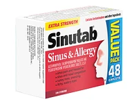 Sinutab Sinus & Allergy Extra Strength Caplets - 48's