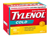 Tylenol* Cold Daytime - Extra Strength - 40 cool burst tablets� �