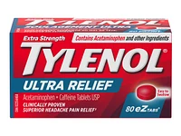 Tylenol* Extra Strength Ultra Relief eZ Tabs - 80's� �