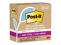 Post-it Super Sticky Oasis Collection Notes - 5 x 70 sheets