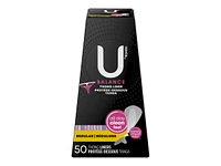 U by Kotex Balance Daily Wrapped Thong Pantyliner - Regular - 50s