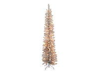 Danson Decor Artificial Christmas Tree with String Lights - 1.82m - Rose Gold