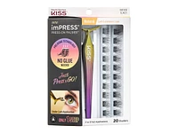 Kiss ImPRESS Press-on Falsies Natural Eyelash Extensions Kit - 20's