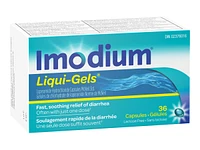 Imodium Liqui-Gels Loperamide Hydrochloride Capsules - 36's