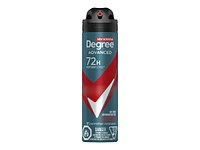 Degree Men Advanced Nonstop Antiperspirant Dry Spray - 72h Motionsense - 107g