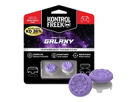 KontrolFreek FPS Freek Galaxy Gamepad Attachment Tip Pads for NINTENDO Switch Pro Controller - Purple On Silver - 2807-NP