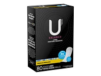 U by Kotex Balance Daily Wrapped Pantyliner - Regular - 80s