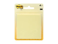 Post-it 5400A Notes - Canary Yellow - 4 x 50 sheets