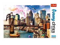 Trefl Jigsaw Puzzle - Cats in New York - 1000 pieces