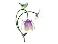 Collection by London Drugs Solar Decoration Garden Light - Bird/Flower - 29x12x89cm