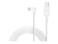 Logiix Piston Connect XL 90 USB-C Lightning Cable for iPad/iPhone/iPod - White