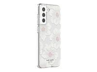 Kate spade New York Hardshell Case for Samsung Galaxy S21 FE 5G - Hollyhock Floral Clear