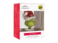 Hallmark Ornaments Dr. Seuss's The Grinch Christmas Tree Ornament - Grinch in Santa Hat