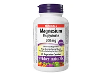 Webber Naturals Magnesium Bisglycinate Capsules - 200mg - 60's