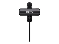 Sony Compact Stereo Lavalier Microphone - Black - ECMLV1