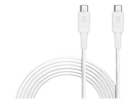 Logiix Piston Connect XL Anti Stress USB-C cable - White - 3m - LGX12911