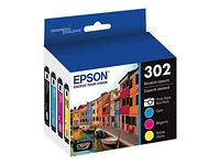 Epson 302 Claria Premium Ink - CMYK - 4 Pack - T302520-S