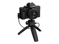 Panasonic Lumix G100 with 12-32mm Lens and Shooting Grip/Mini Tripod for Vloggers - DCG100VK - Open Box or Display Models Only