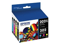 Epson 202XL/202 Claria Ink - CMYK - 4 Pack - T202XL-BCS