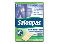 Salonpas 12 Hour Pain Relief Patch - 5 pack