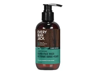 Every Man Jack Beard + Face Wash - Sea Salt - 200ml