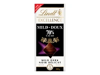 Lindt EXCELLENCE Mild 70% Cacao Dark Chocolate - 100g