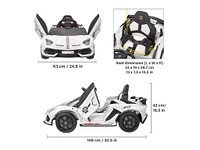 Kids on Wheelz Lamborghini Aventador SVJ 2023 Push Ride-on Car