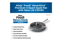 Ninja Foodi NeverStick Premium Saute Pan - Slate Grey - 3.8L