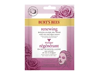 Burt's Bees Renewing Biocellulose Gel Mask - 1 single use