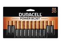 Duracell Coppertop AA Alkaline Batteries - 20 pack