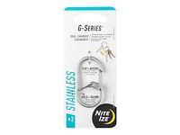 Nite Ize G-Series Dual Chamber Carabiner Clip - Stainless Steel - GS2-11-R6