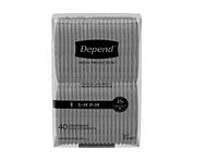 Depend Fresh Protection Incontinence Underwear for Men - Maximum - Small/Medium - 80's