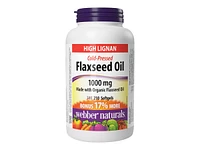 Webber Naturals Flaxseed Oil 1000mg - 180s