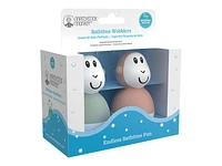 Matchstick Monkey Bathtime Wobblers - Mint Green & Dusty Pink