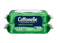 Cottonelle GentlePlus Cleaning Wipes - 2 x 42 Count