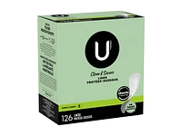 U by Kotex Clean & Secure Pantyliners - Long