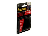 Scotch Extreme Self-Adhesive Hook-and-Loop Fasteners - Black - 2's