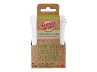 Scotch-Brite Greener Clean Non Scratch Scrubber- 3 Pack