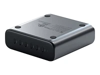 Satechi 6-Port USB-C PD GaN Charger - Space Gray - ST-C200GM-US