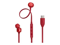 JBL TUNE 310C USB-C Earphones - Red - JBLT310CREDAM