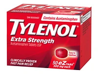 Tylenol* Extra Strength eZ tabs - 50's