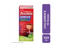 Tylenol* Children's Complete Cold Cough & Fever Nighttime Liquid Suspension - 100ml� �