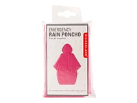 Kikkerland Emergency Rain Poncho - Assorted