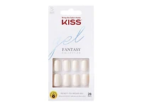 KISS gel FANTASY False Nails Kit - Short - 28's