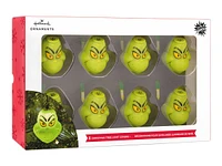 Hallmark Ornaments Dr. Seuss's The Grinch String Lights Cover - Grinch Face - 8's