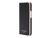 Kate Spade New York Flip Cover for iPhone 14 - Black