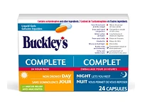 Buckley's Complete + Mucus Relief Day/Night Liquid Gel Capsules - 24's